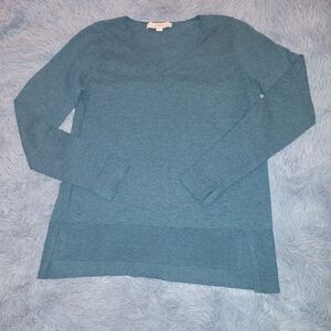 LOFT Forest Green V Neck Sweater